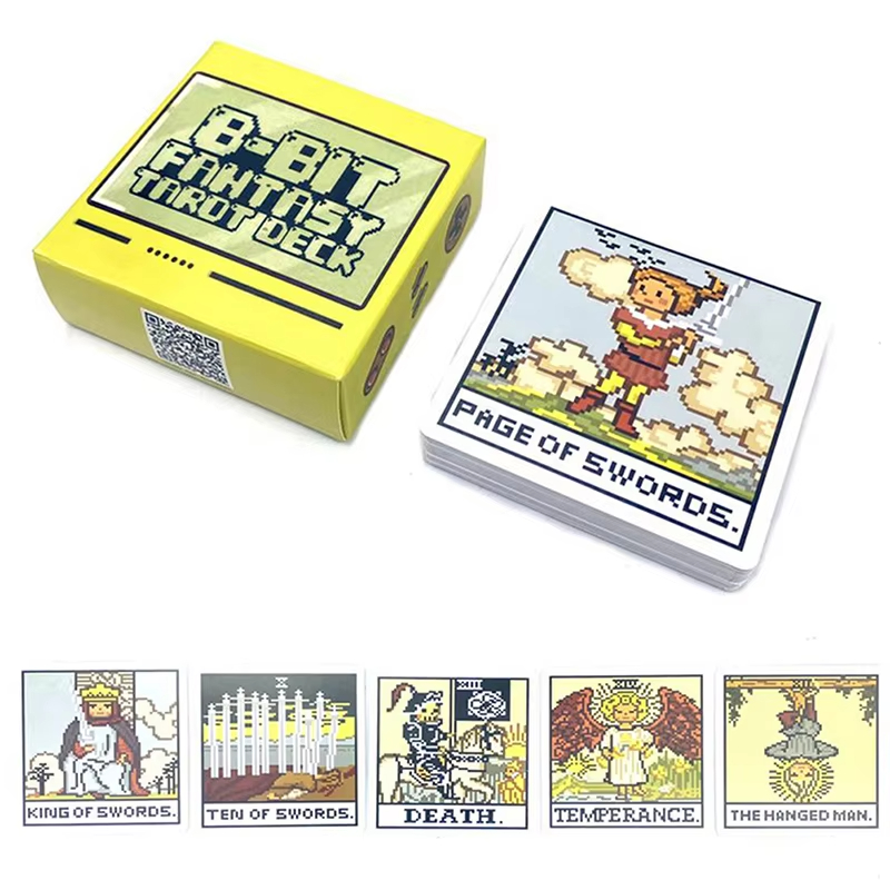 Board Game Of Life - 8 Bit Fantezi Tarot Destesi Kartı