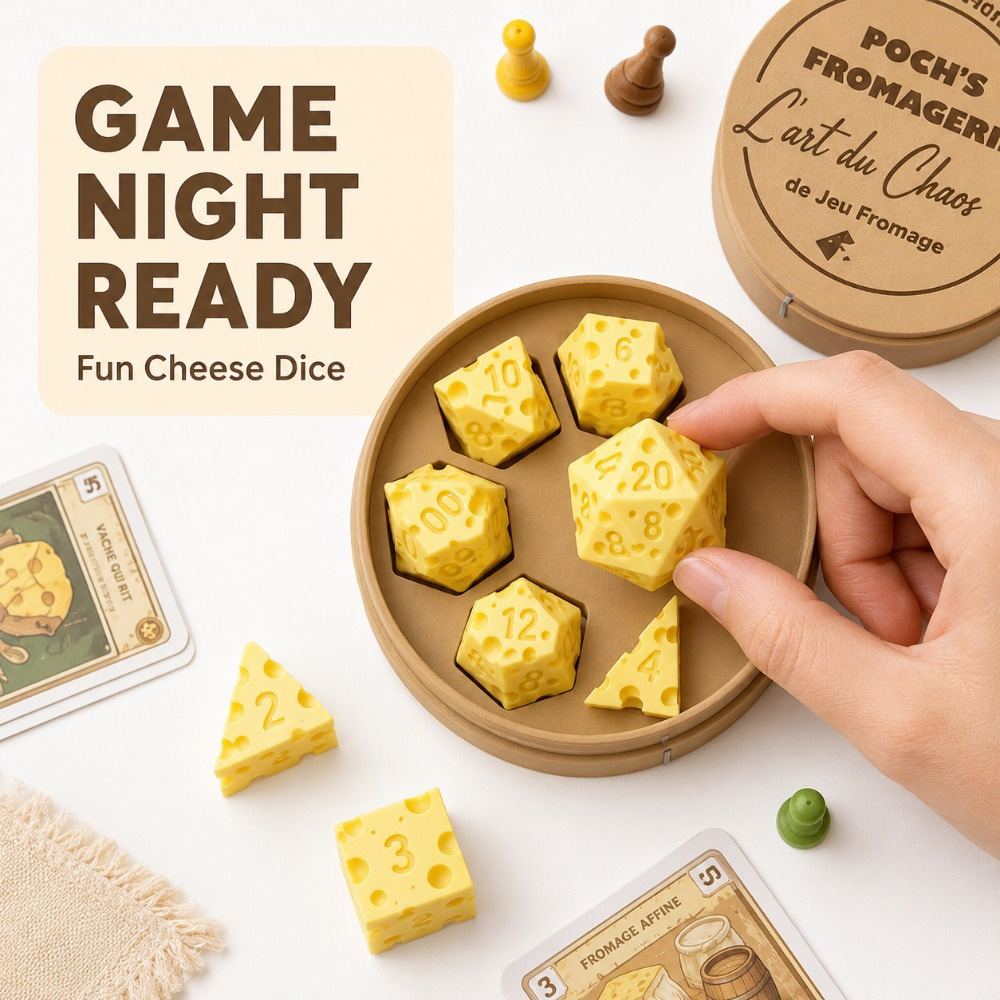 Yaratıcı Düzensiz Peynir Zarı  - Board Game Live incelemesi ve fiyatı